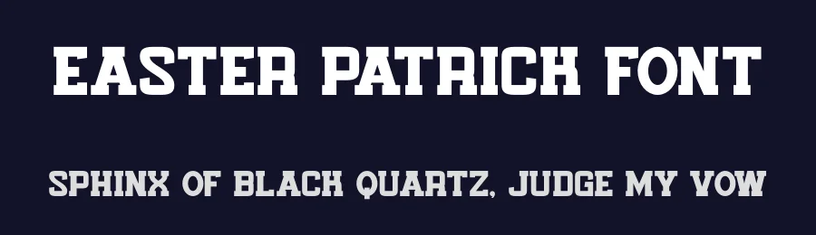 Easter Patrick Font by MasyafiStudio — Slab Serif Font — thumbnail 2