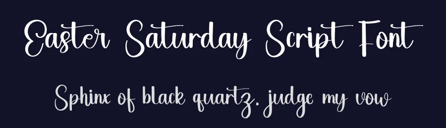 Easter Saturday Script Font by inermediaSTUDIO — Script Handwritten Font — thumbnail 2