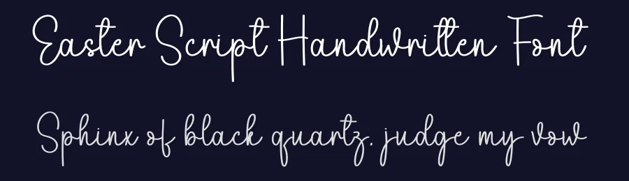Easter Script Handwritten Font by andikastudio — Script Handwritten Font — thumbnail 2