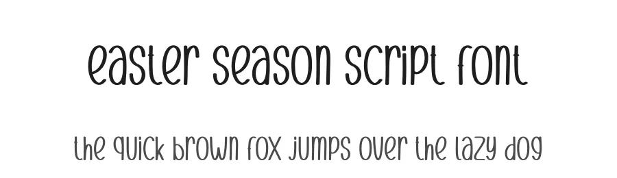 Easter Season Script Font by andikastudio — Display Font