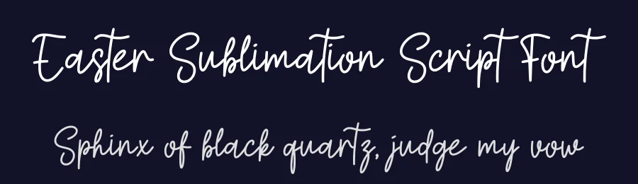 Easter Sublimation Script Font by Craftedtype — Script Handwritten Font — thumbnail 2