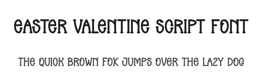 Easter Valentine Script Font by andikastudio — Display Font