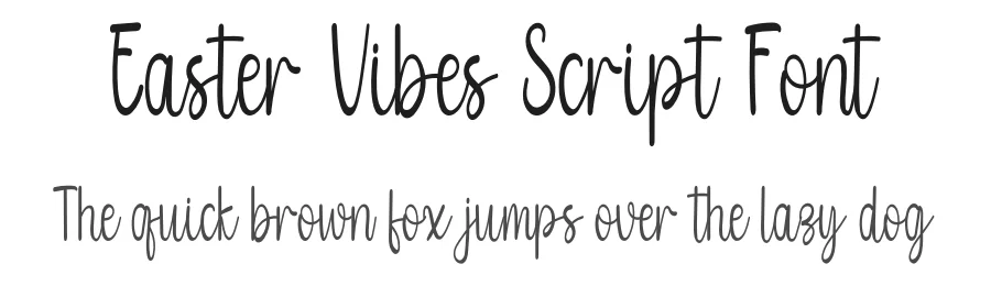 Easter Vibes Script Font by inermediaSTUDIO — Script Handwritten Font