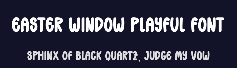 Easter Window Playful Font by andikastudio — Display Font — thumbnail 2