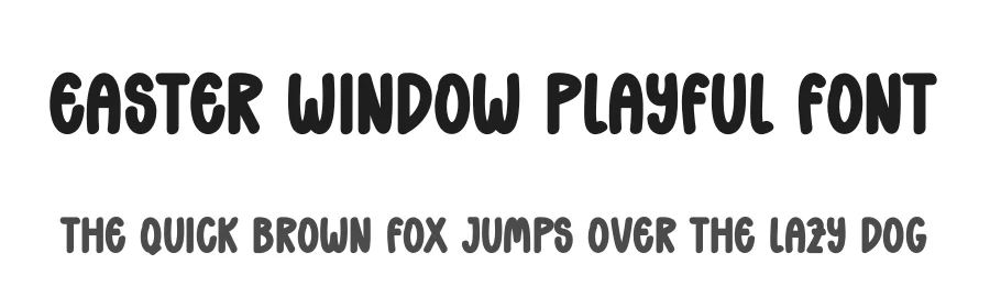 Easter Window Playful Font by andikastudio — Display Font