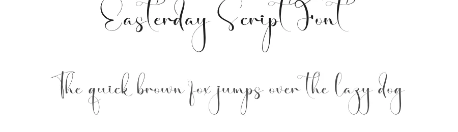 Easterday Script Font by creativeletter — Script Handwritten Font