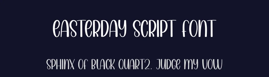 Easterday Script Font by andikastudio — Display Font — thumbnail 2