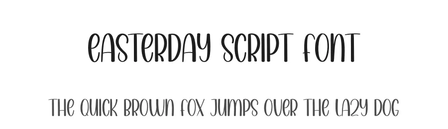 Easterday Script Font by andikastudio — Display Font