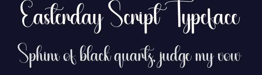 Easterday Script Typeface by creativeletter — Script Handwritten Font — thumbnail 2