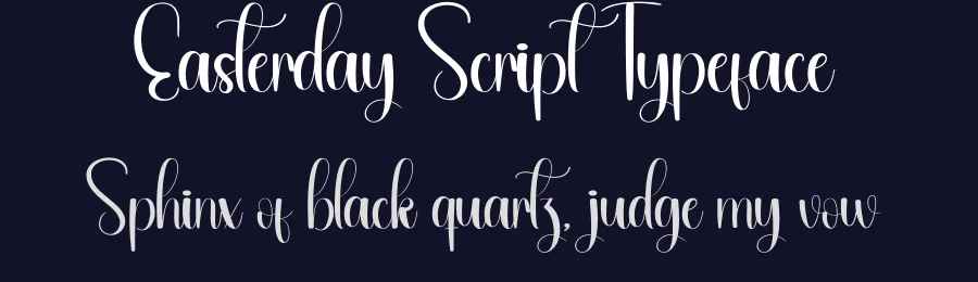 Easterday Script Typeface by andikastudio — Script Handwritten Font — thumbnail 2