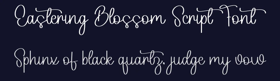 Eastering Blossom Script Font by freshtypeink — Script Handwritten Font — thumbnail 2
