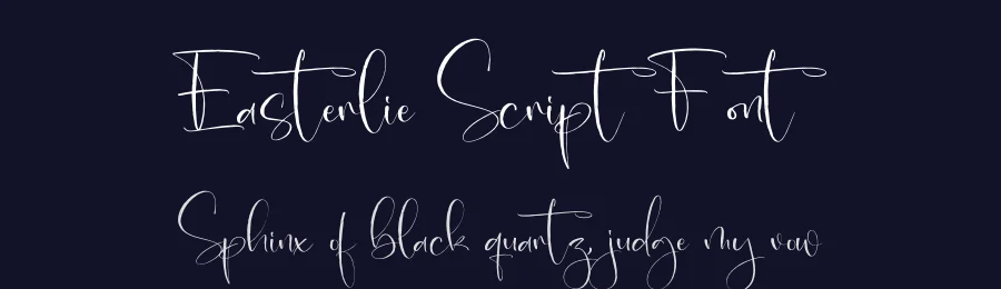 Easterlie Script Font by letterfabric — Script Handwritten Font — thumbnail 2