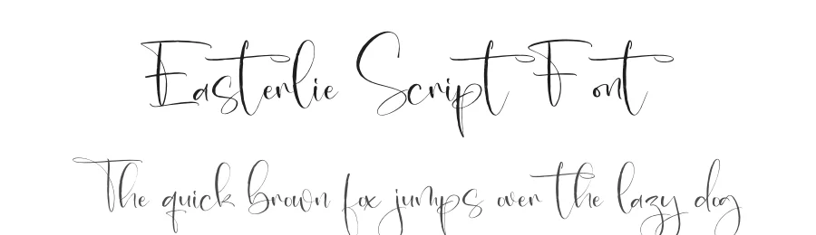 Easterlie Script Font by letterfabric — Script Handwritten Font