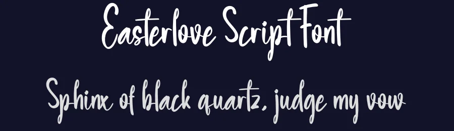 Easterlove Script Font by creativeletter — Script Handwritten Font — thumbnail 2