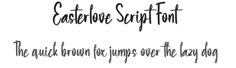 Easterlove Script Font by creativeletter — Script Handwritten Font