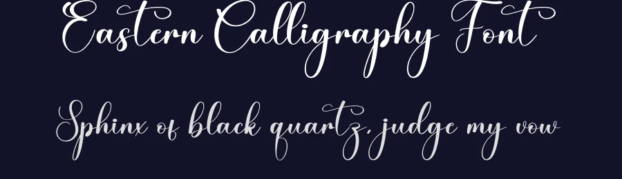 Eastern Calligraphy Font by creativeletter — Script Handwritten Font — thumbnail 2