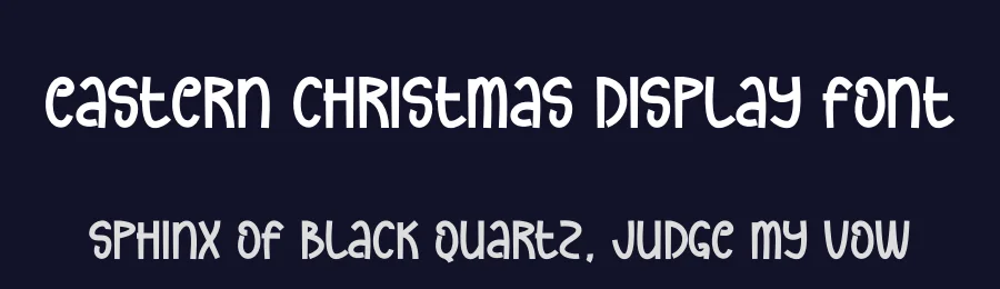 Eastern Christmas Display Font by andikastudio — Display Font — thumbnail 2