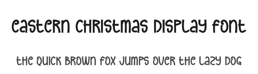 Eastern Christmas Display Font by andikastudio — Display Font