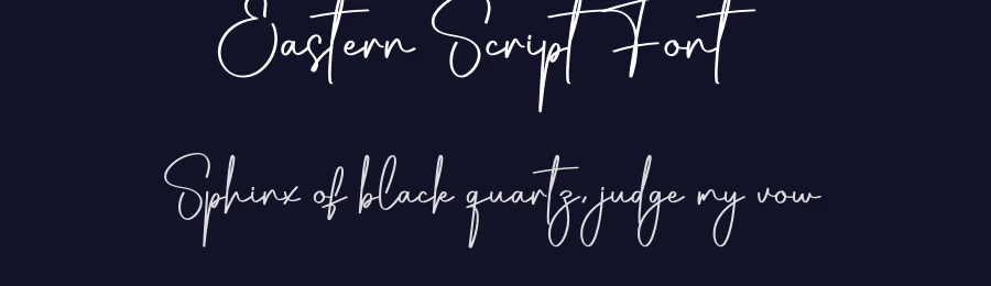 Eastern Script Font by creativeletter — Script Handwritten Font — thumbnail 2