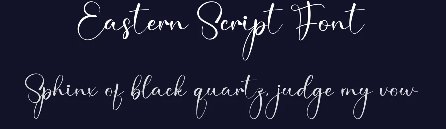 Eastern Script Font by creativeletter — Script Handwritten Font — thumbnail 2