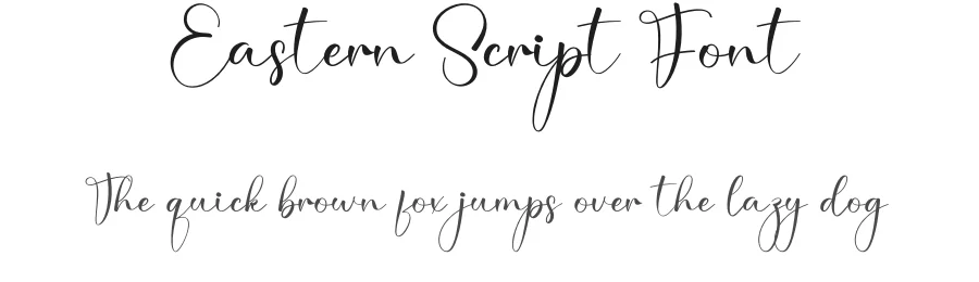 Eastern Script Font by creativeletter — Script Handwritten Font