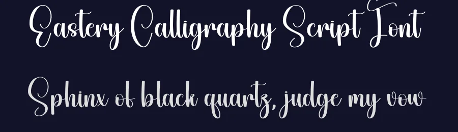 Eastery Calligraphy Script Font by creativeletter — Script Handwritten Font — thumbnail 2