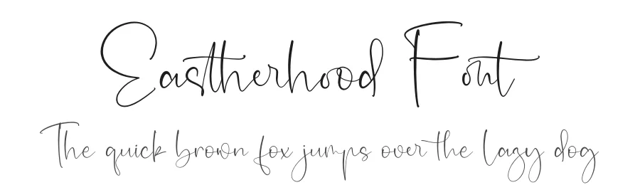 Eastherhood Font by letterfabric — Script Handwritten Font