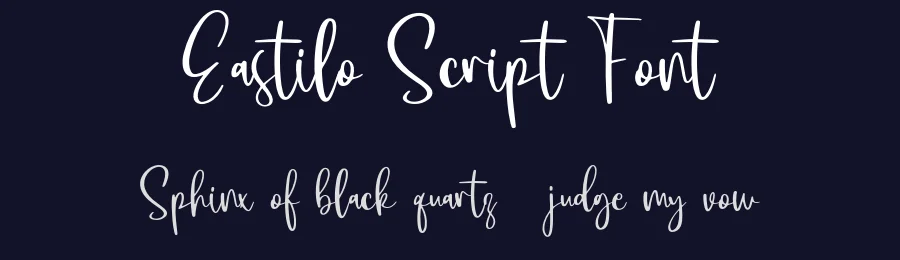 Eastilo Script Font by Forberas Foundry — Script Handwritten Font — thumbnail 2