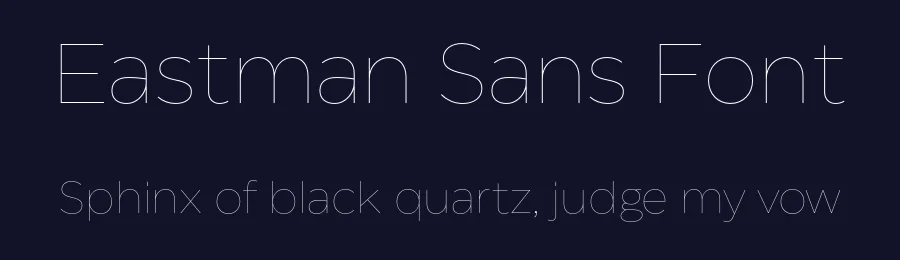 Eastman Sans Font by Zetafonts — Sans Serif Font — thumbnail 2