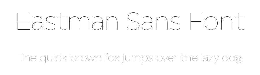 Eastman Sans Font by Zetafonts — Sans Serif Font
