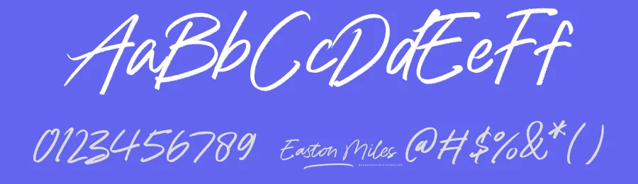 Easton Miles Modern Brush Font by figuree — Script Handwritten Font — thumbnail 3
