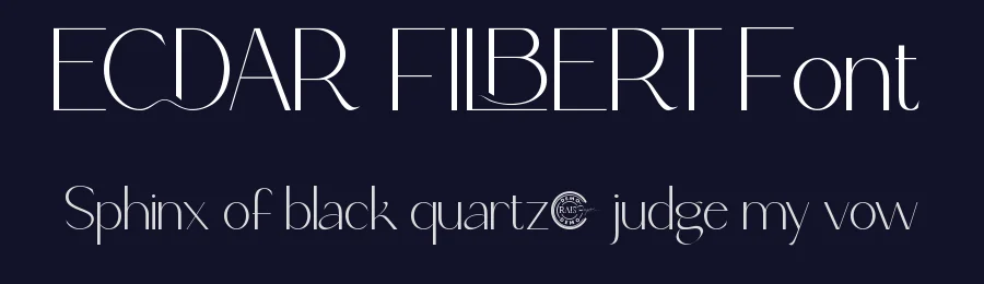 Ecdar Filbert Font by Queensya — Serif Font — thumbnail 2