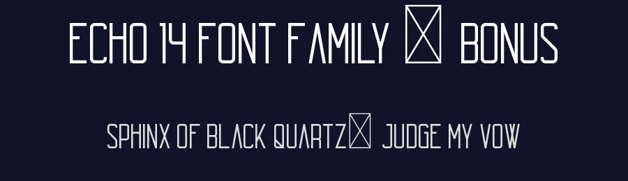 Echo 14 Font Family + Bonus by vp_creative_shop — Sans Serif Font — thumbnail 2