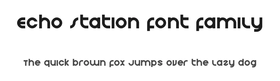 Echo Station Font Family by iconian — Sans Serif Font