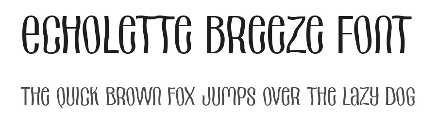 Echolette Breeze Font by afkaristudio — Decorative Font