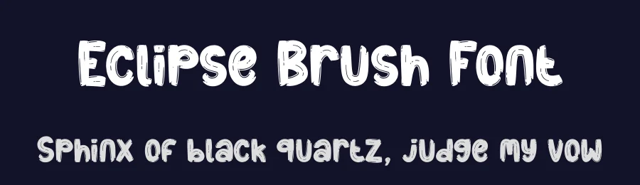 Eclipse Brush Font by creativeletter — Script Handwritten Font — thumbnail 2