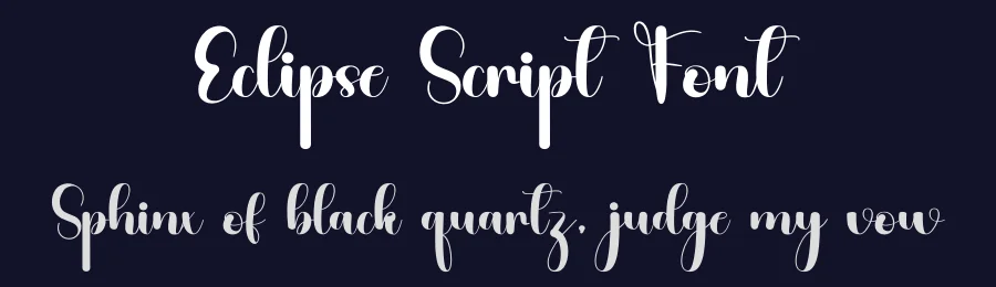 Eclipse Script Font by inermediaSTUDIO — Script Handwritten Font — thumbnail 2