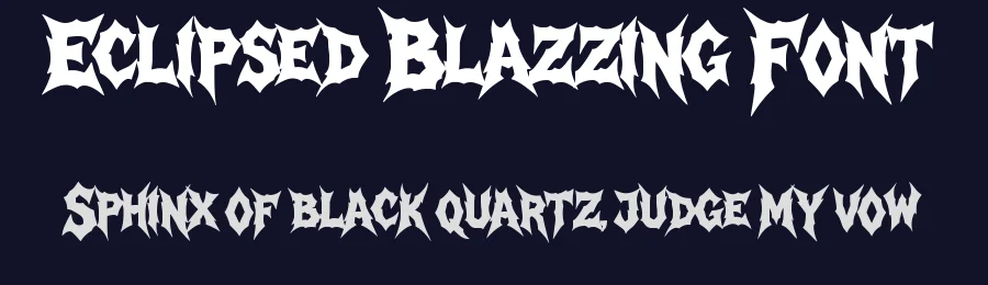 Eclipsed Blazzing Font by MasyafiStudio — Blackletter Font — thumbnail 2