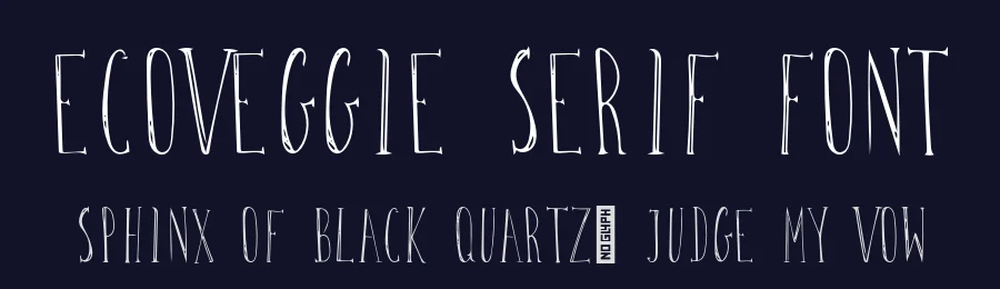 Ecoveggie serif font by dagmarauhl — Script Handwritten Font — thumbnail 2