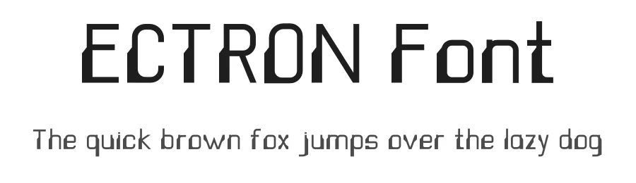 ECTRON Font by Anton septiawan — Display Font