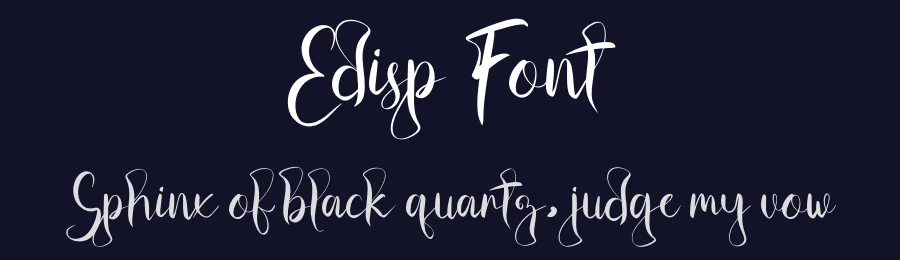 Edisp Font by khalwastudio — Script Handwritten Font — thumbnail 2