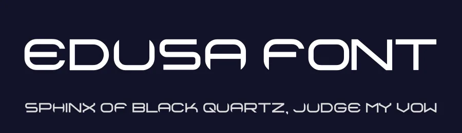Edusa Font by hayoyuka8 — Display Font — thumbnail 2