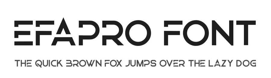 Efapro Font by hayoyuka8 — Display Font