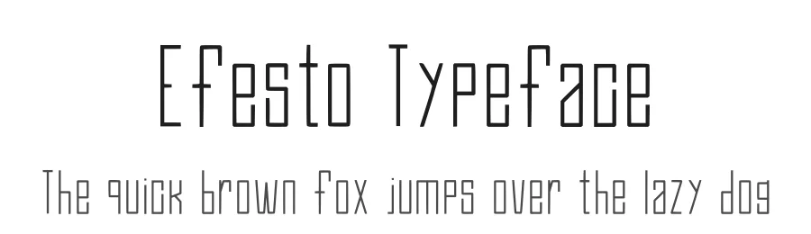 Efesto Typeface by Att Arts — Sans Serif Font