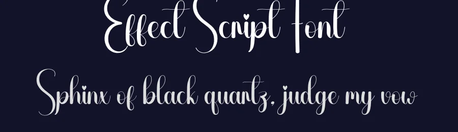 Effect Script Font by andikastudio — Script Handwritten Font — thumbnail 2