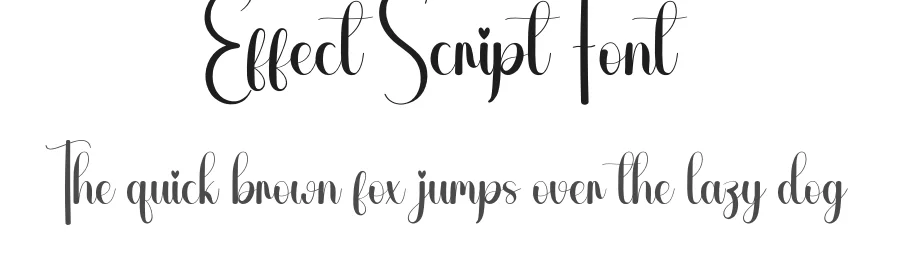 Effect Script Font by andikastudio — Script Handwritten Font