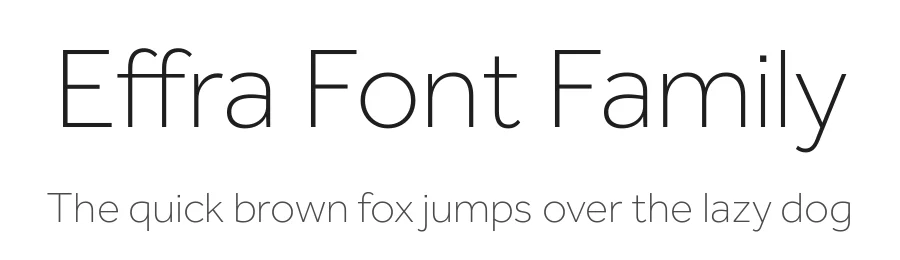Effra Font Family by daltonmaag β Sans Serif Font