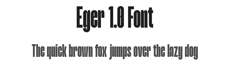 Eger 1.0 Font by Kulturë Type — Sans Serif Font