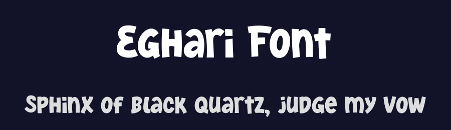 Eghari Font by Lettermine — Display Font — thumbnail 2