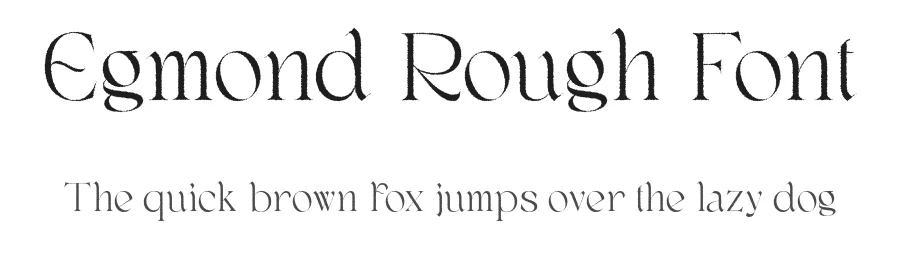 Egmond Rough Font by craftsupplyco — Display Font
